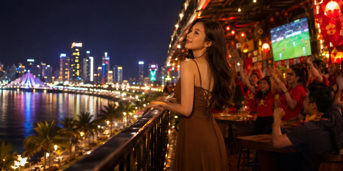 Người dùng Đà Nẵng nạp tiền và xem kèo thể thao tại quán cà phê